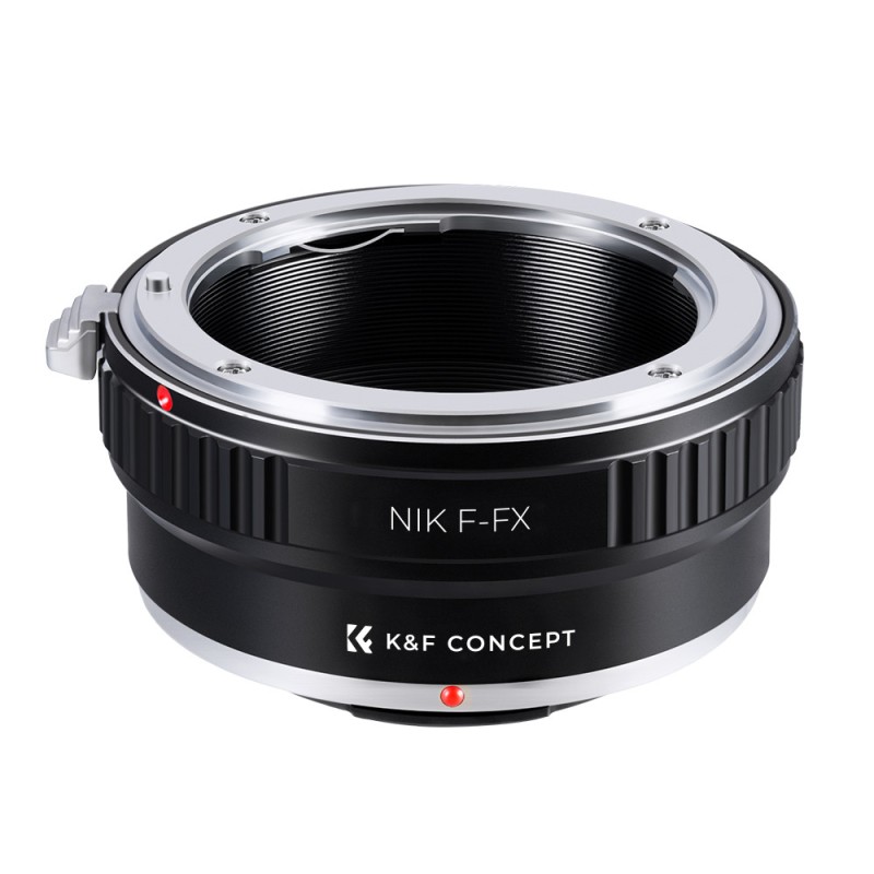 K&F Concept lensadapter Nikon F naar Fujifilm X mount compatibel met X-A1, X-E1, X-H1 en meer