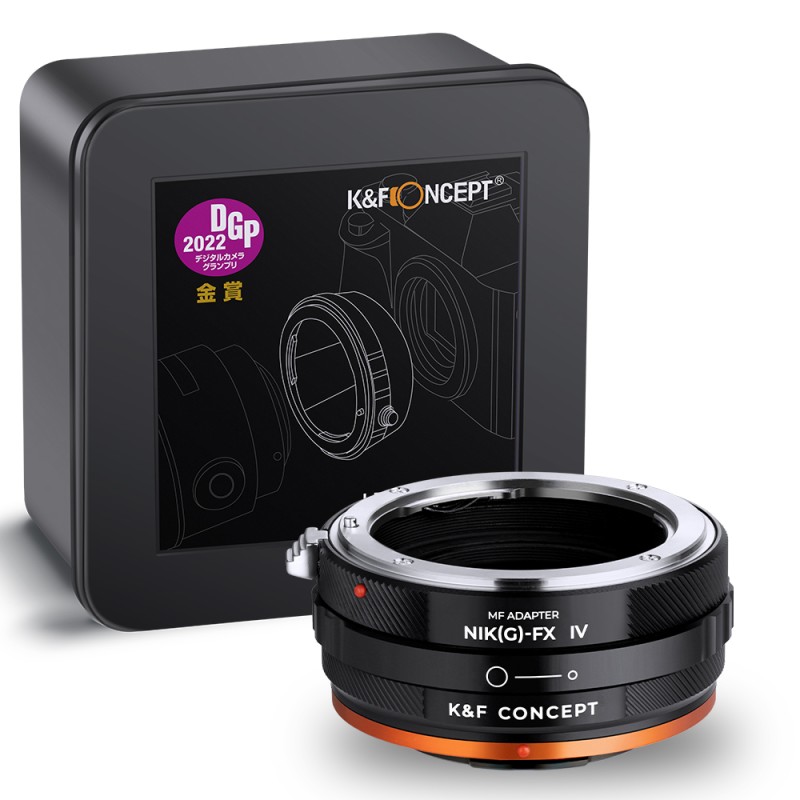 K&F Concept lensadapter Nikon F (G) naar Fujifilm X (IV PRO) vatting