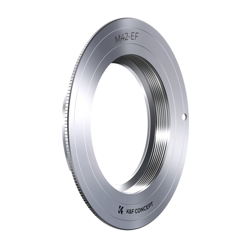 K&F Concept lens adapter M42 naar Canon EOS (EF / EF-S) met aluminium vatting