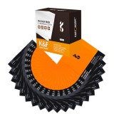 K&F Concept 20 chiffons en microfibre pour objectifs 15x15 cm blanc