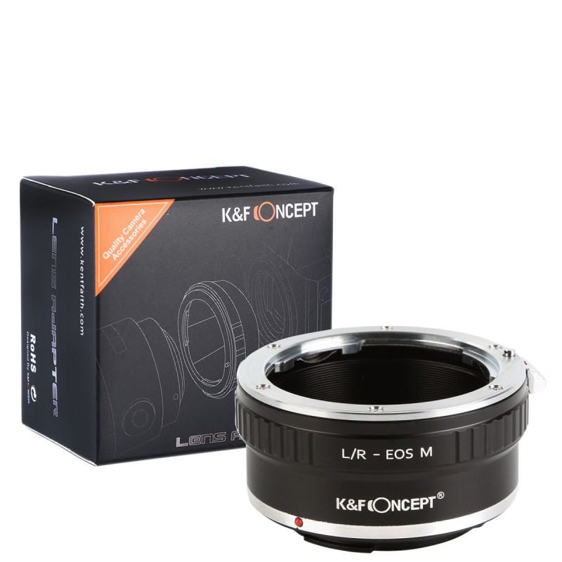K&F Concept lens adapter Leica R naar Canon EOS M (EF-M mount) voor gebruik van Leica R objectieven op Canon EOS M camera's