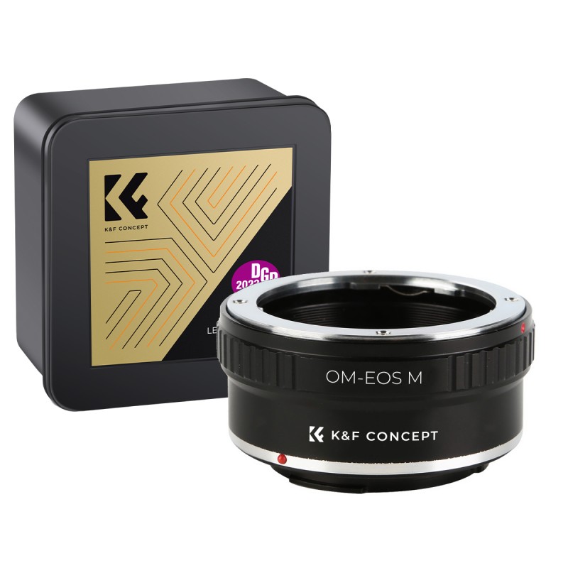 K&F Concept lensadapter Olympus OM naar Canon EOS M (EF-M mount) voor 35mm lenzen