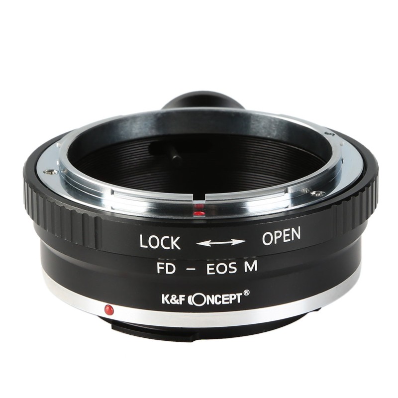 K&F Concept lens adapter Canon FD naar Canon EF-M met 1/4 statief-mount