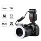 K&F Concept TTL macro ring flash pour Nikon (KF-150) - Image 1
