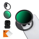 K&F Concept filtre magnétique ND2-32 pour smartphone 67mm + clip