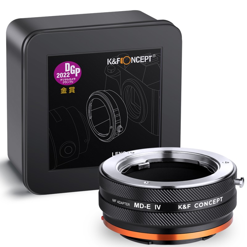 K&F Concept lensadapter Minolta MD naar Sony E-mount (IV PRO) - voor Minolta Rokkor SR/MD/MC lenzen op Sony Alpha camera's
