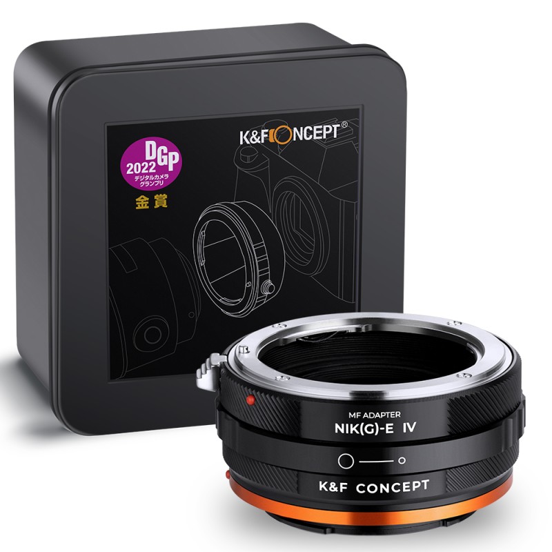 K&F Concept lens adapter Nikon F (G-type) naar Sony E-mount (IV PRO)