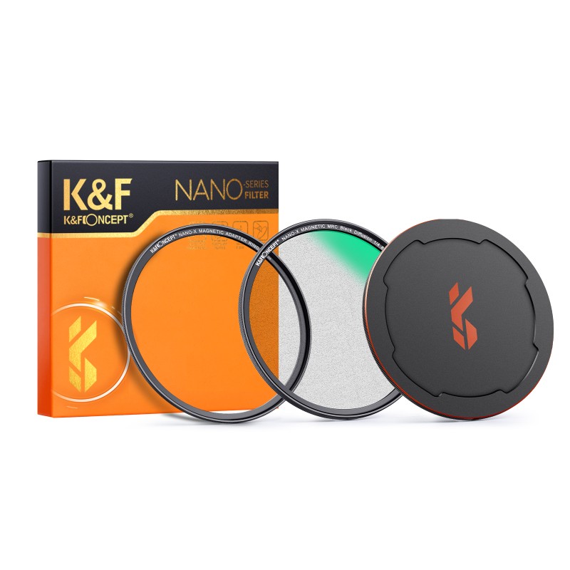 K&F Concept magnetische 1/4 black mist filter Nano X 67mm met waterafstotende coating