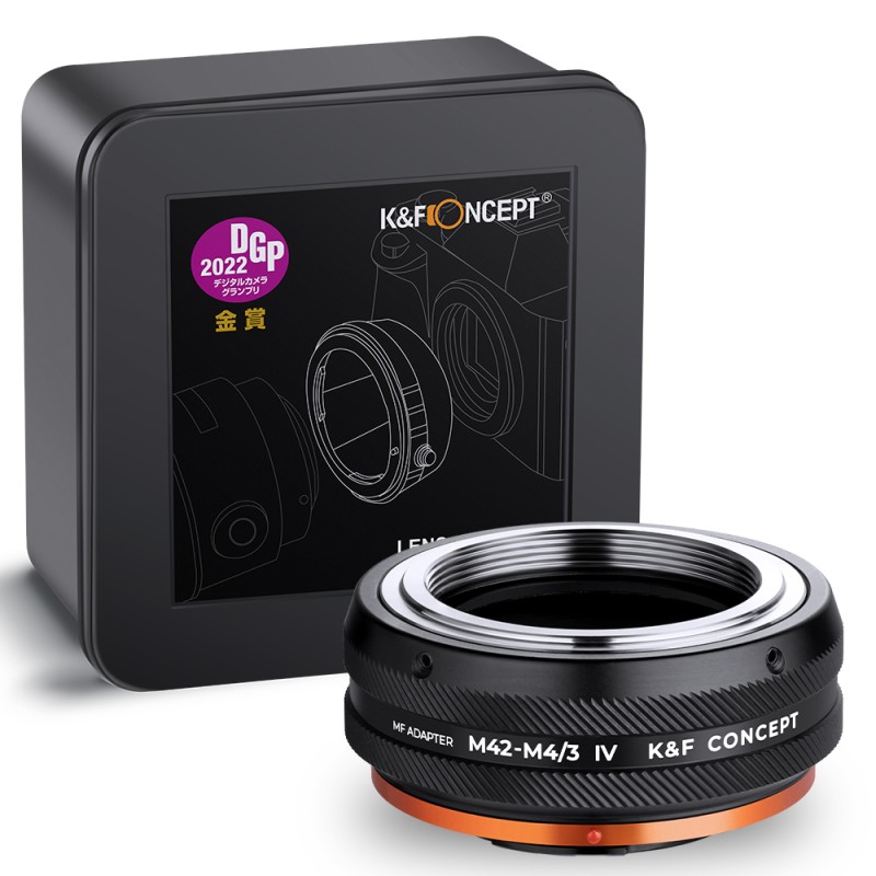 K&F Concept lensadapter M42 naar Micro 4/3 (IV PRO) - verbind M42 lenzen met MFT camera's