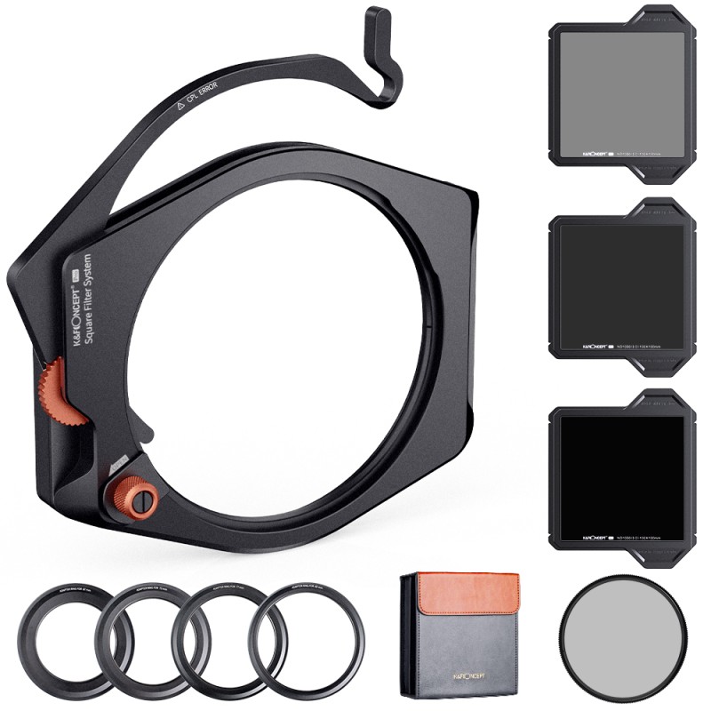 K&F Concept filterkit square X-PRO met houder, CPL en ND1000+64+8 filters
