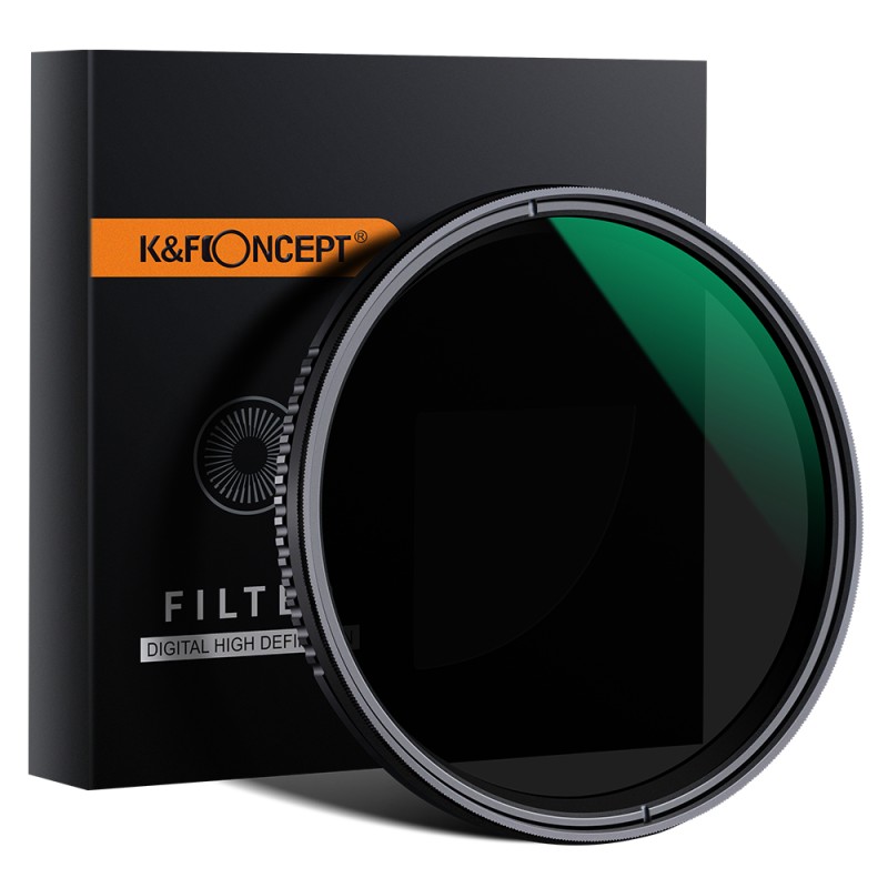 K&F Concept variabel ND filter ND8-2000 super slim 77mm - nano D serie grijsfilter