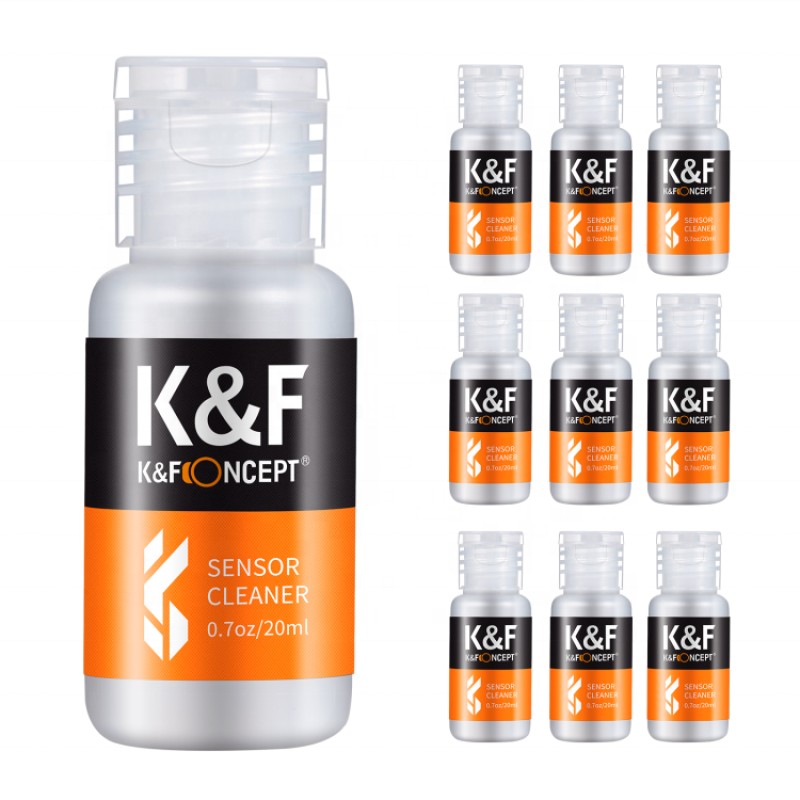 K&F Concept Lens Cleaning Liquid 20ml - 10 flesjes
