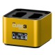 Hähnel ProCube3 chargeur double professionnel pour batteries Nikon EN-EL14, EN-EL15, EN-EL15b, EN-EL15c, EN-EL25 avec USB-C PD 30W - Image 2