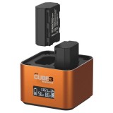 Hähnel ProCube3 - Professionell dubbelladdare för Sony batterier (NP-BX1, NP-FW50, NP-FZ100