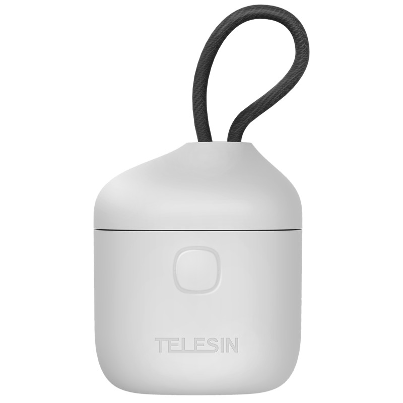 Telesin Allin Charger Box opbergbox voor 3 GoPro Hero 9/10/11/12 batterijen met USB-C-kabel