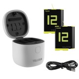 Telesin Allin boîte de chargement avec 2 batteries pour GoPro Hero 9/10/11/12