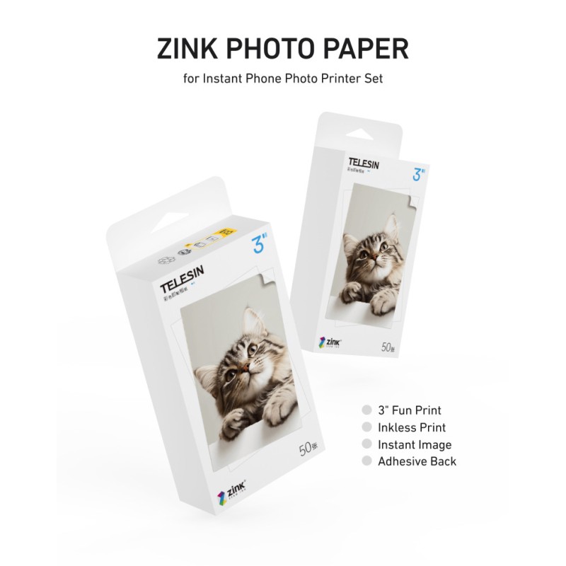 Telesin Photo Paper - 50 stuks