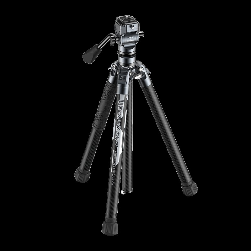 Ulanzi F38 carbon videostatief met vloeistofkop en quick release systeem voor professionele opnames