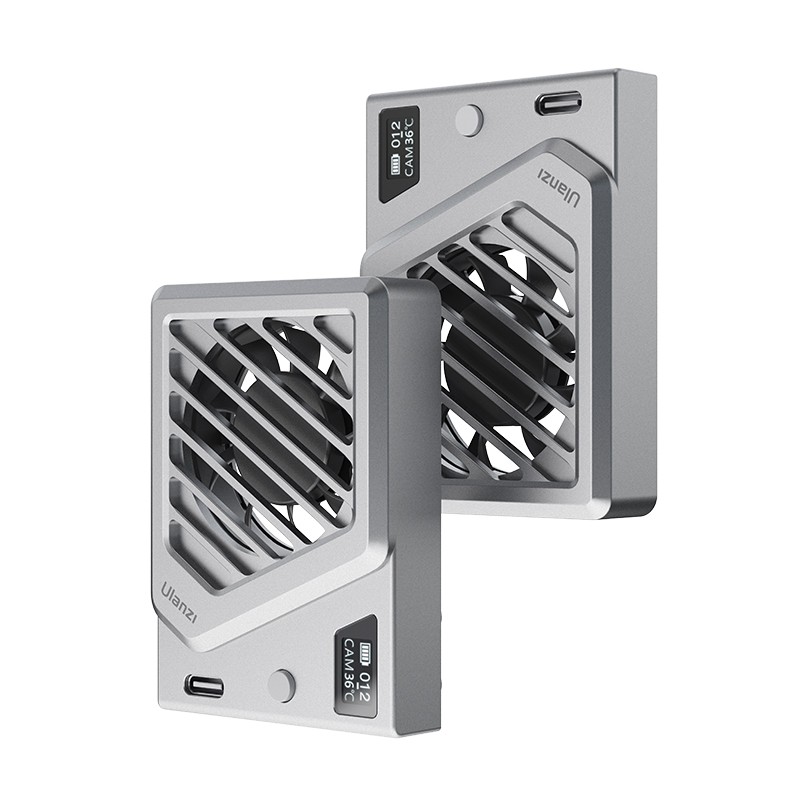 Ulanzi CA25 Camera Cooling Fan V2 (klem) - Zilver