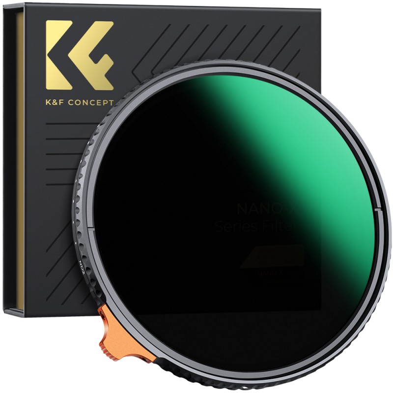 K&F Concept variabel ND filter ND2-400 Nano X 72mm - professioneel grijsfilter met coating