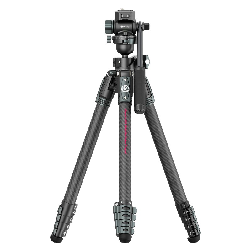 Ulanzi GlideGo JJ06 video tripod carbon met kantelbare arm voor overhead opnamen