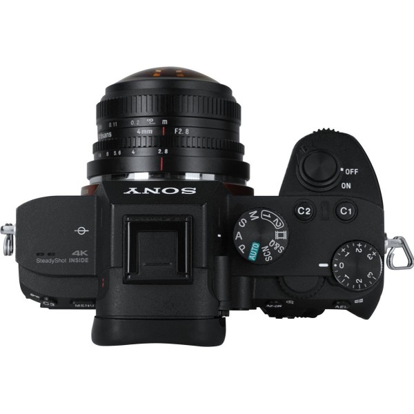 7Artisans 4mm f/2.8 objectif fisheye pour Sony E-mount APS-C avec angle de vue 225 degrés