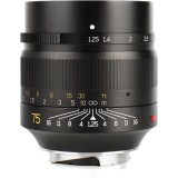 7Artisans 75mm f/1.25 objectif prime manuel pour Leica M-mount full-frame
