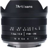 7Artisans 7.5mm f/2.8 MkII objectif fisheye pour Fujifilm X-Mount APS-C