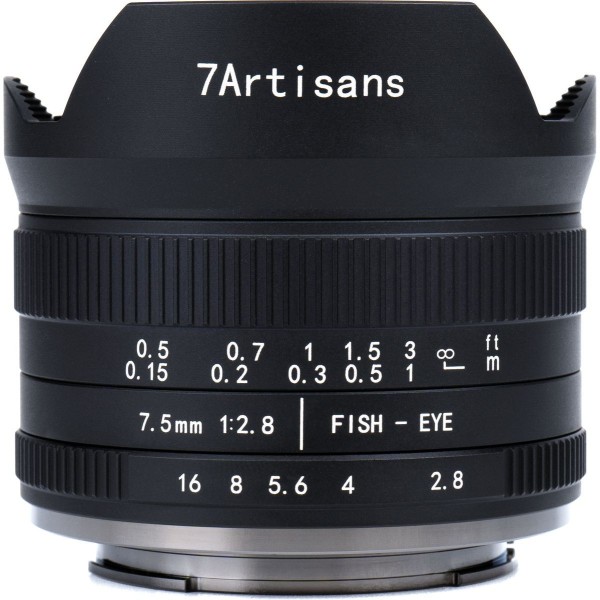 7Artisans 7.5mm f/2.8 MkII objectif fisheye pour Fujifilm X-Mount APS-C
