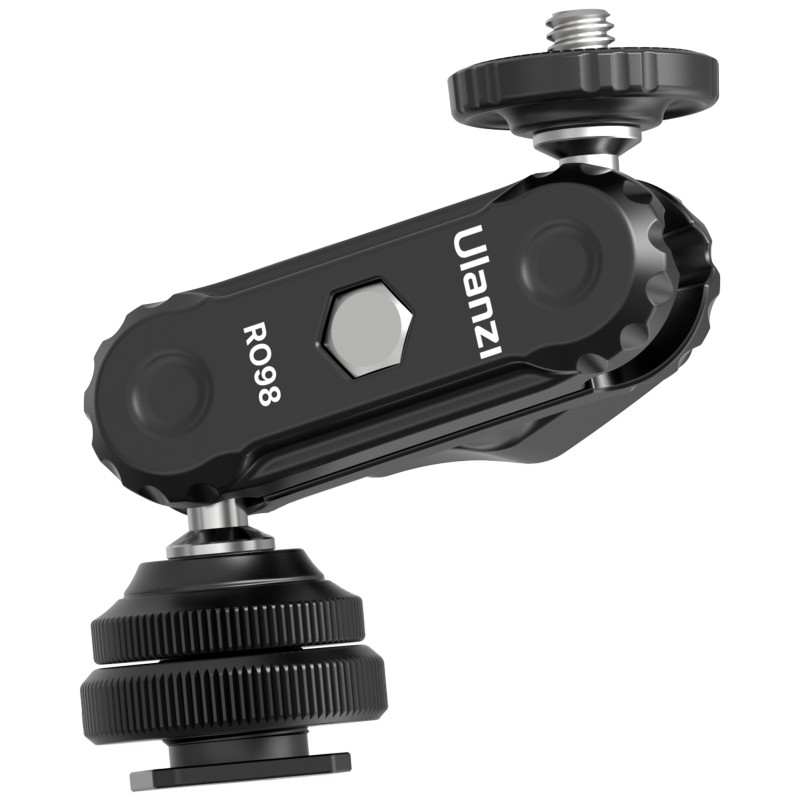 Ulanzi R098 mini magic arm met cold shoe en 1/4 inch schroefaansluiting