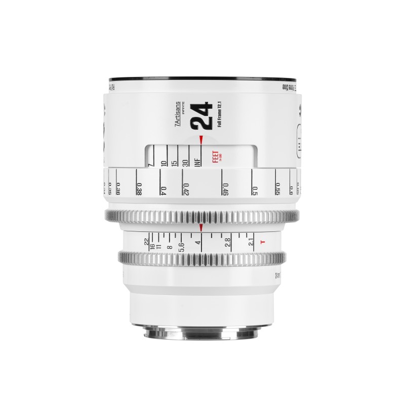 7Artisans INFINTE 24mm T2.1 Full-Frame Wit - EF-mount