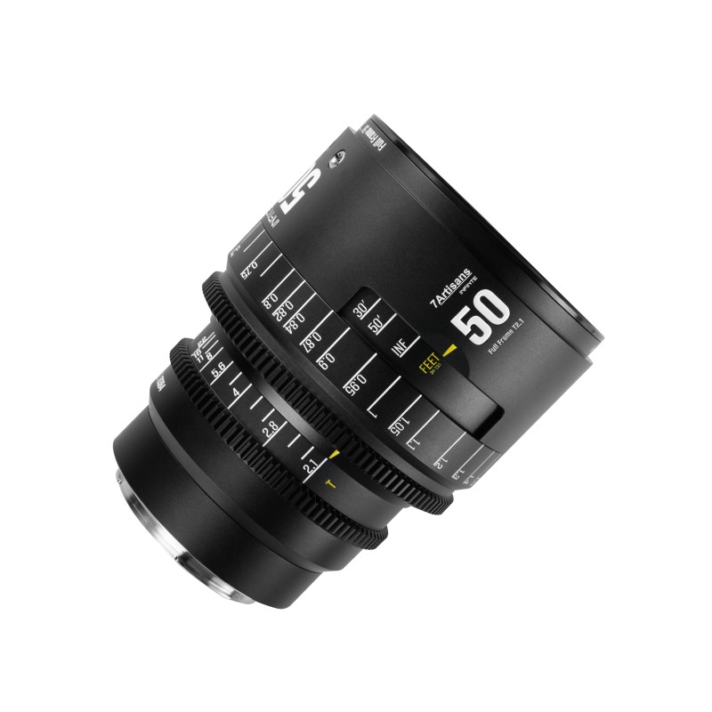 7Artisans INFINTE 50mm T2.1 Full-Frame Zwart - EF-mount