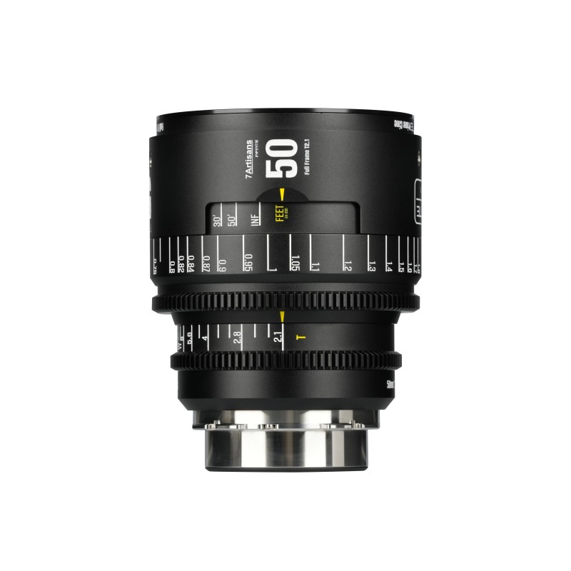 7Artisans INFINTE 50mm T2.1 Full-Frame Zwart - PL-mount