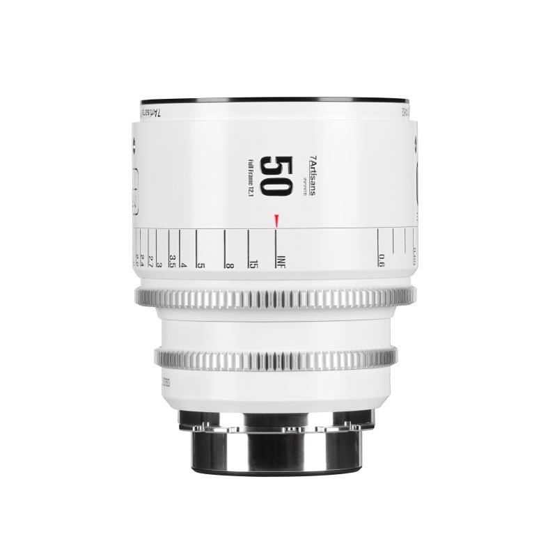 7Artisans INFINTE 50mm T2.1 Full-Frame Wit - PL-mount