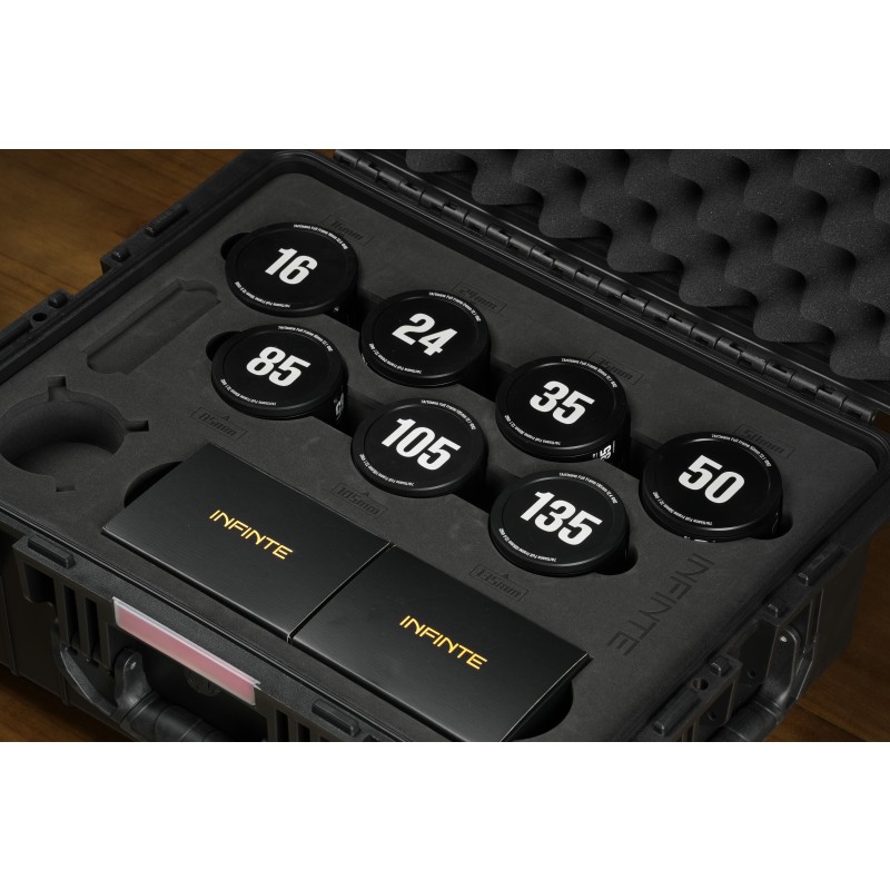 7Artisans INFINTE Cinema Kit 7 lenzen + case Zwart EF-mount