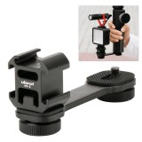 Ulanzi PT-3 triple support cold shoe avec rallonge pour accessoires photo et vidéo