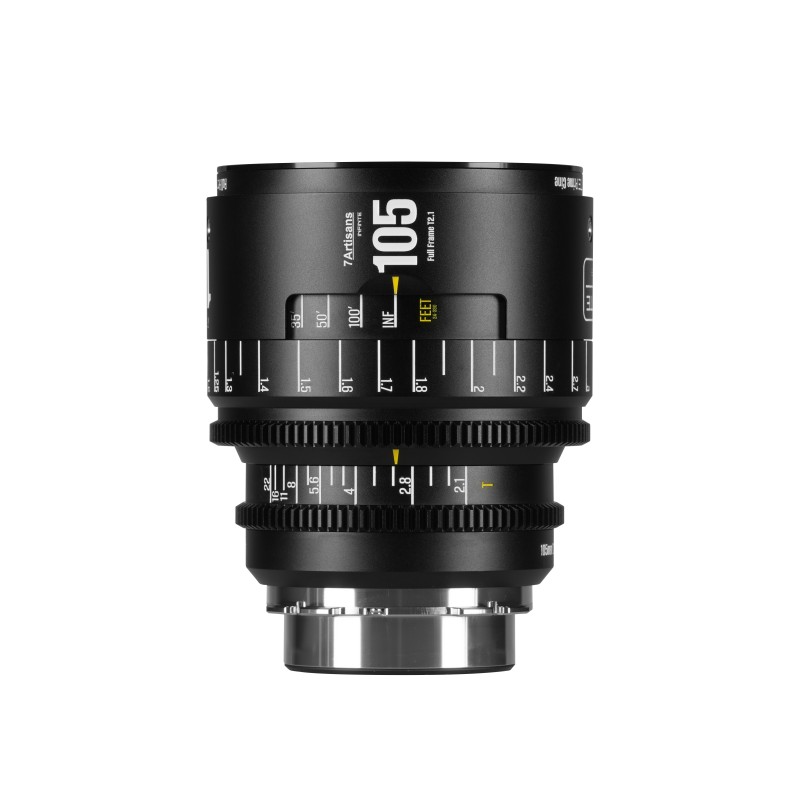 7Artisans INFINTE 105mm T2.1 Full-Frame Zwart - PL-mount