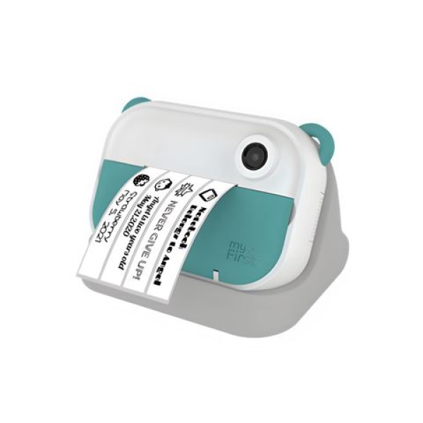 myFirst Camera Insta Wi appareil photo instantané pour enfants bleu-vert avec stickers thermiques gratuits