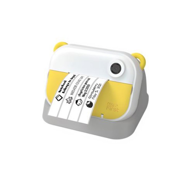myFirst Camera Insta Wi jaune - appareil photo instantané pour enfants avec imprimante intégrée et station d'accueil