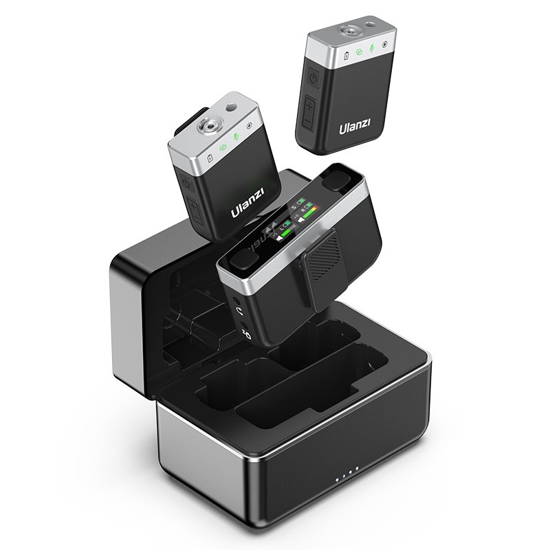 Ulanzi AM18 U-Mic draadloze microfoonset met 2 zenders en 8 GB opslag