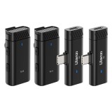 Ulanzi HM2301 microphone sans fil avec 2 récepteurs pour livestreaming et enregistrement multi-plateforme