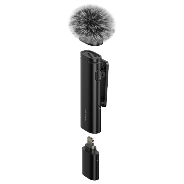 Ulanzi WM-10 microphone sans fil avec 1 émetteur - Lightning