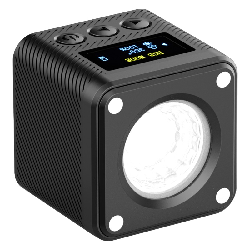 Ulanzi L2 RGB videolamp met magnetische mount en accessoires voor content creators