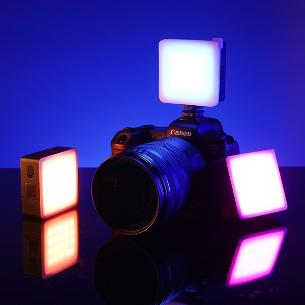 Ulanzi VL49 Pro mini lampe vidéo RGB avec 20 effets lumineux et fixation magnétique
