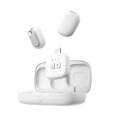Ulanzi A30 TinyMic ensemble de microphones sans fil avec adaptateurs USB-C, Lightning et 3.5mm - blanc