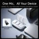 Ulanzi A30 TinyMic ensemble de microphones sans fil avec adaptateurs USB-C, Lightning et 3.5mm - blanc - Image 4