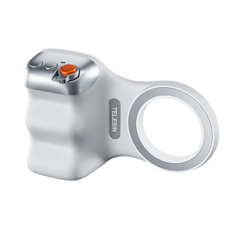 Telesin Fun Shot Magnetic Grip 2 magnetische handgreep - wit