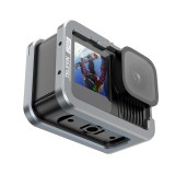 Telesin cage métallique V2 pour GoPro Hero 13/12/11/10/9 - boîtier de protection avec fixation d'accessoires