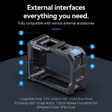 Telesin boîtier métallique pour GoPro Hero 13 avec charge magnétique