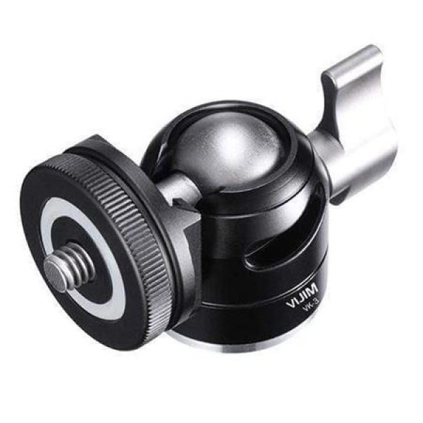 VIJIM VK-3 rotule sphérique avec griffe porte-accessoire et vis 1/4"